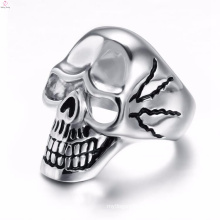 Wholesale price hot sell stainless steel biker skull punk ring